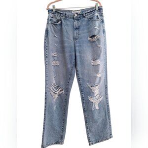 GARAGE Womens  Denim  high Rise Coupe Vintage Straight Jean Sz 30/11